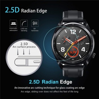 2pcs For Huawei Watch GT Tempered Glass Screen Protector Protective Film Guard Anti Explosion Anti-shatter
