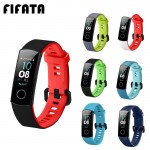 FIFATA Colorful Silicone Strap For Huawei Honor Band 4 Replacement Band Smart Wristband Sport Bracelet Strap For Honor Band 4