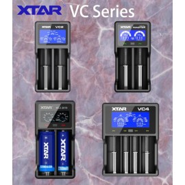 XTAR VC2 VC2 plus VC4 VC2S  battery charger for 10440/16340/14500/14650/18350/18500/18650/18700/21700/20700/17500