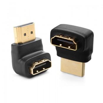HDMI Cable Adapter Converters 270/90 Degree Angle HDMI Male to HDMI Female for 1080P HDTV Cable Adaptor Converter Extender