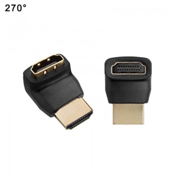 HDMI Cable Adapter Converters 270/90 Degree Angle HDMI Male to HDMI Female for 1080P HDTV Cable Adaptor Converter Extender