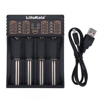 NEW LiitoKala lii-100 lii-202 lii-402 1.2V 3.7V 3.2V 3.85V A/AAA 18650 18350 26650 10440 14500 16340 NiMH battery smart charger
