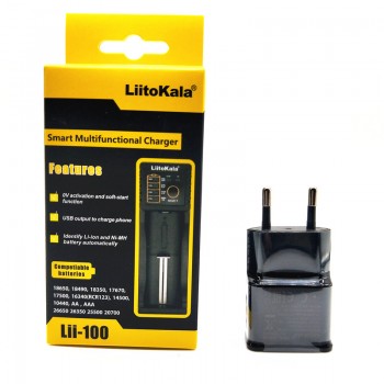 NEW LiitoKala lii-100 lii-202 lii-402 1.2V 3.7V 3.2V 3.85V A/AAA 18650 18350 26650 10440 14500 16340 NiMH battery smart charger