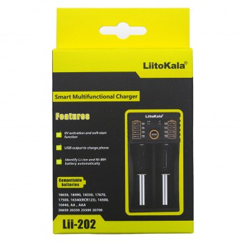 Liitokala Lii-500 100 202 402 300  1.2V AA AAA NiMH lithium battery Charger LCD 3.7V 18650 18350 16340 10440 14500 26650  20170