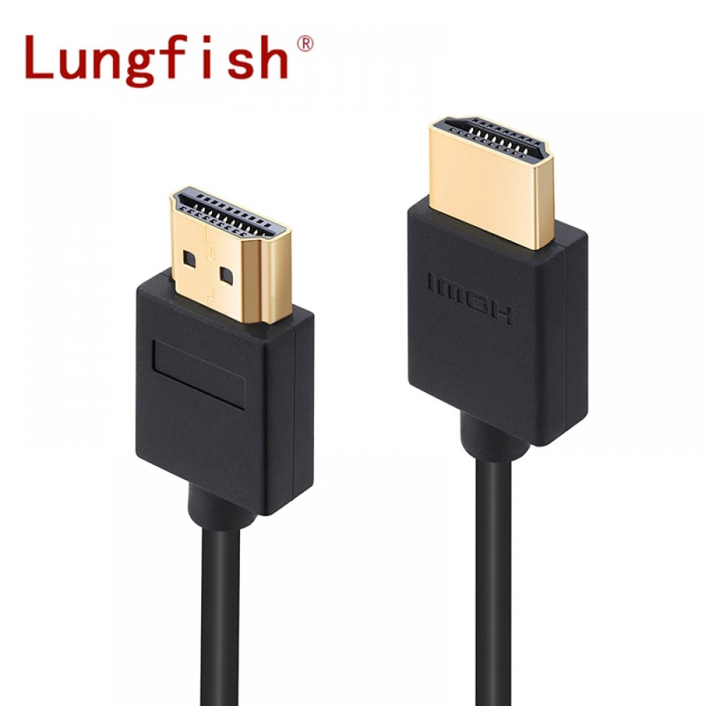 Lungfish Standard HDMI to Standard HDMI 1.4V 1080P Male to Male HDMI Cable 3D High Speed HDMI Adapter for Apple TV xbox computer