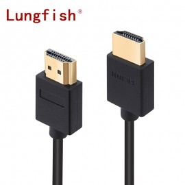 Lungfish Standard HDMI to Standard HDMI 1.4V 1080P Male to Male HDMI Cable 3D High Speed HDMI Adapter for Apple TV xbox computer