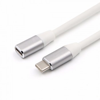 SOONHUA 1M USB Type C Extension Cable USB 3.1 Data Video Cable USB-C Male to Female Extending Wire Extender Cord Connector
