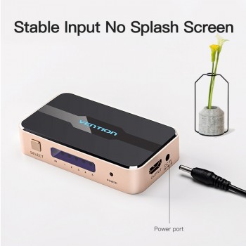 Vention HDMI Splitter Switch 5 Input 1 Output HDMI Switcher 3 Input 1 Ouput for XBOX 360 PS4 Smart Android HDTV 4K HDMI Adapter