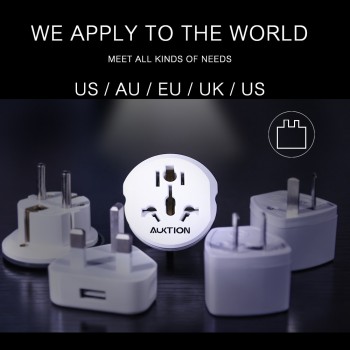 AUKTION 5Pcs/Lot 16A Universal EU(Europe) Converter Adapter 250V AC Travel Charger Wall Power Plug Socket Adapter For US UK AU