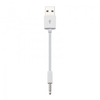 3.5mm Jack to USB 2.0 Data Sync Charger Transfer Audio Adapter Cable cord for Apple iPod Shuffle 3rd 4th 5th 6th