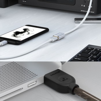 SAMZHE USB 2.0 Extension Cable Data Male to Female Cable Extender for Phone Charging Computer USB Extending