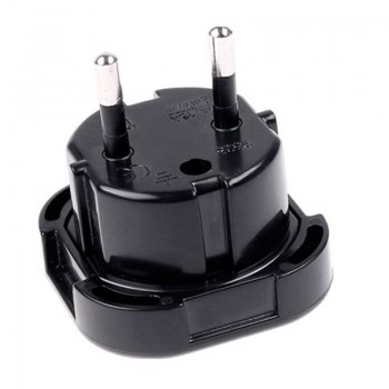 New Universal Travel UK to EU Euro Plug AC Power Charger Adapter Converter Socket Black Power Plug Adaptor Connector