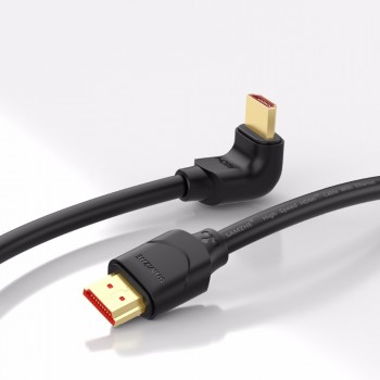 SAMZHE 4K HDMI 2.0 Cable 90/270 Degree Angle HDMI to HDMI Cable 2K*4K 1M 1.5M 2M 3M 5M 1080P 3D for TV PC Projector PS3 PS4