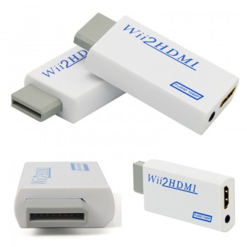 Amkle Wii to HDMI Adapter Converter Support FullHD 720P 1080P 3.5mm Audio Wii2HDMI Adapter for HDTV