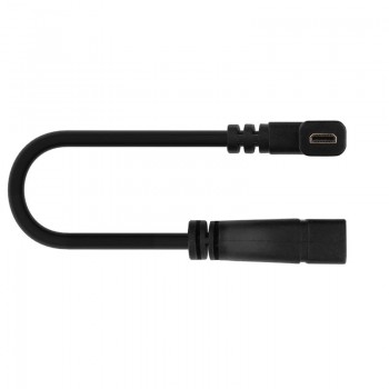 Robotsky Micro HDMI Male to HDMI Female Adapter Cable Left Angle 90 Degree HDMI Converter Code for PC HDTV Projector