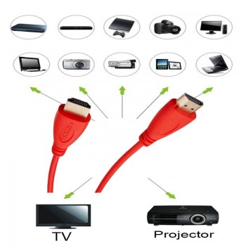 3FT,0.3M,1M,1.5M,2M,3M,5M High speed Gold Plated Plug Male-Male HDMI Cable 1.4 Version HD 1080P 3D for HDTV XBOX PS3 computer