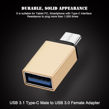 Robotsky USB 3.1 Type C to USB 3.0 Converter USB Type-C OTG Adapter for Chromebook Macbook Huawei P9 Xiaomi 4C Nexus 5X 6P LG G5