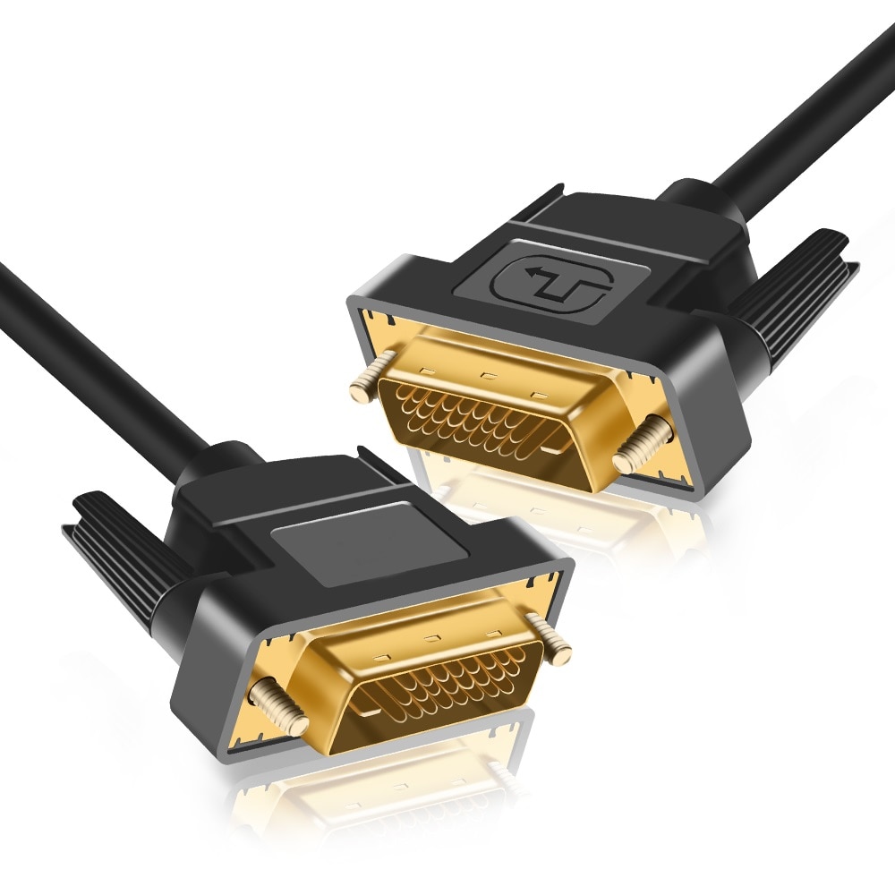 High speed DVI cable 1080p Gold Plated Plug Male-Male DVI TO DVI 24+1 cable 1M 1.8M 2M 3M  for LCD DVD HDTV XBOX