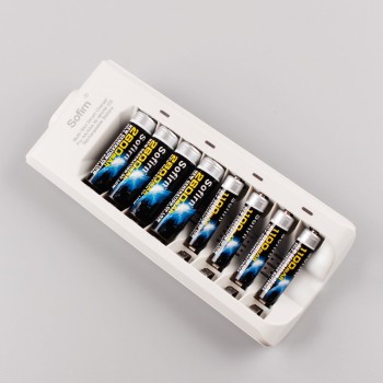 Sofirn 8 Slots AAA AA Battery Chargers LED Light Smart battery Charger NI-MH aa aaa Chargers US EU USB Plug Quick Charger