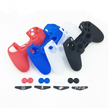Data Frog Soft Silicone Gel Rubber Case Cover For SONY Playstation 4 PS4 Controller Protection Case For PS4 Pro Slim Gamepad