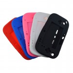 Soft Silicone Rubber Full Body Protector For Wii U Gel Case Cover Skin Shell for Nintendo WiiU Gamepad Controller 5 Colors Ultra
