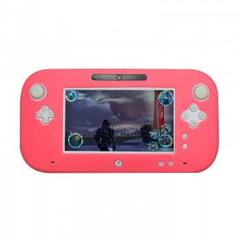 Soft Silicone Rubber Full Body Protector For Wii U Gel Case Cover Skin Shell for Nintendo WiiU Gamepad Controller 5 Colors Ultra