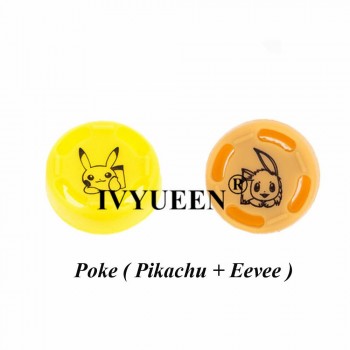 IVYUEEN 2 pcs Silicone Analog Thumb Stick Grips Caps for Nintend Switch NS JoyCon Controller Sticks Cap Skin for Joy Con Cover