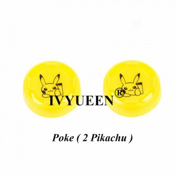 IVYUEEN 2 pcs Silicone Analog Thumb Stick Grips Caps for Nintend Switch NS JoyCon Controller Sticks Cap Skin for Joy Con Cover