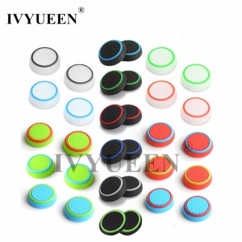 4 pcs Silicone Analog Thumb Stick Grips Cover for PlayStation 4 PS4 Pro Slim for PS3 Controller Thumbstick Caps for Xbox 360 One