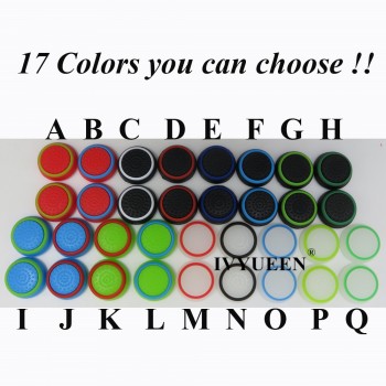 4 pcs Silicone Analog Thumb Stick Grips Cover for PlayStation 4 PS4 Pro Slim for PS3 Controller Thumbstick Caps for Xbox 360 One