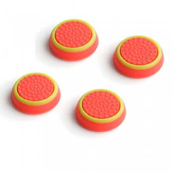 4 pcs Silicone Analog Thumb Stick Grips Cover for PlayStation 4 PS4 Pro Slim for PS3 Controller Thumbstick Caps for Xbox 360 One