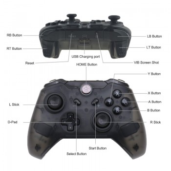 Bluetooth Wireless Pro Controller Remote Gamepad For Nintend Switch Pro Console For NS For PC Controle Joystick