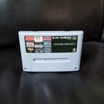 Super 100 in 1 Japan Case NTSC With Game Castlevania Dracula X Captain Commando Contra III Final Fight 3 Turles IV Megaman X 7