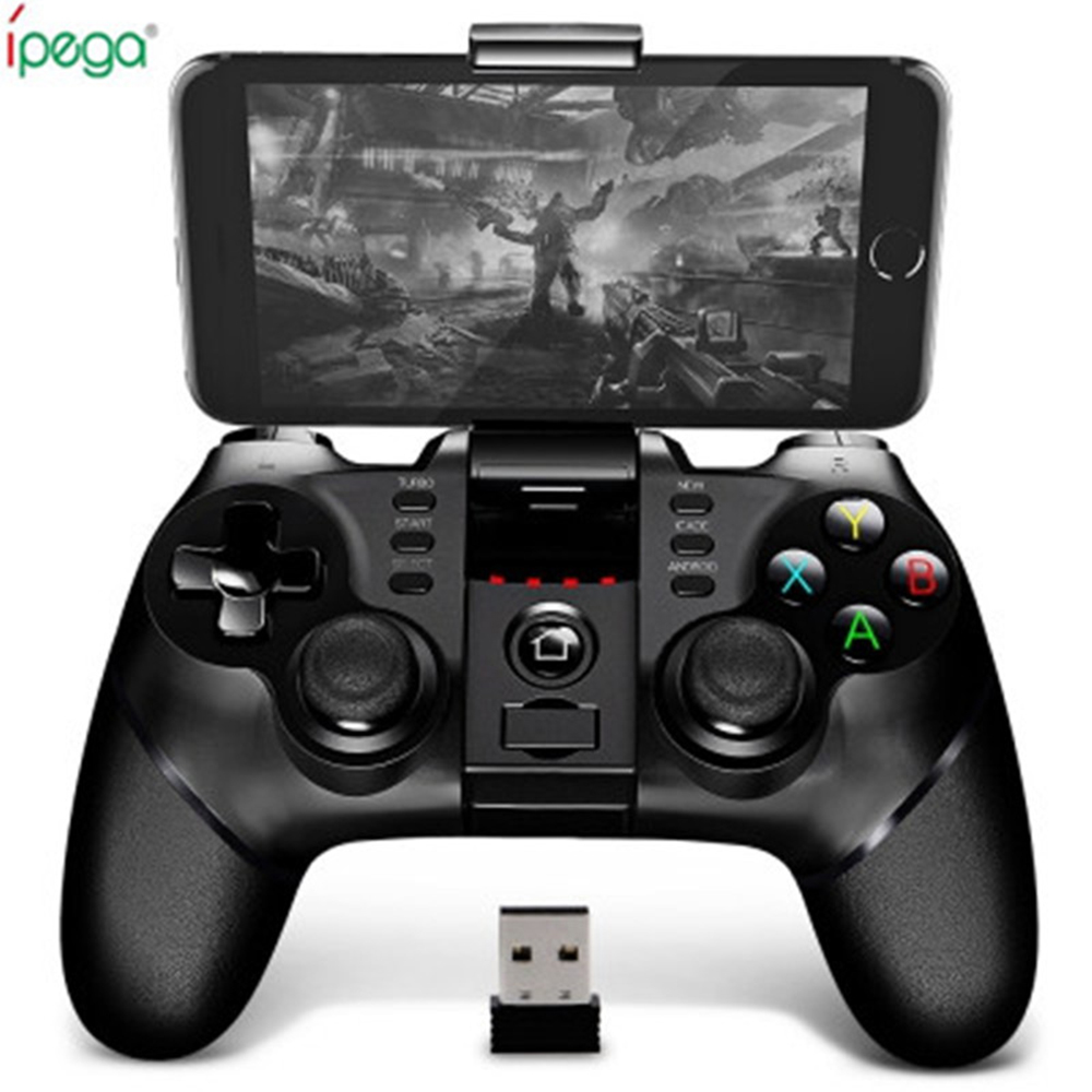 iPega PG - 9076 9077 Wireless Bluetooth Gamepad 2.4G Bracket Joystick Android Win Game Console Player For SmartPhone PS3