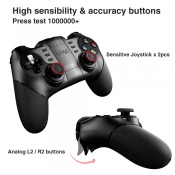 iPega PG - 9076 9077 Wireless Bluetooth Gamepad 2.4G Bracket Joystick Android Win Game Console Player For SmartPhone PS3