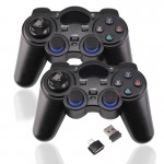 EastVita 2.4G Wireless Game Controller Joystick Gamepad With Micro USB OTG Converter Adapter For Android TV Box For PC PS3
