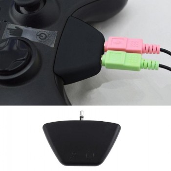 For Xbox 360 Converter Adapter 3.5mm Jack Microphone Earphone to 2.5mm Audio Adapter for Xbox 360 Headphone Adapter