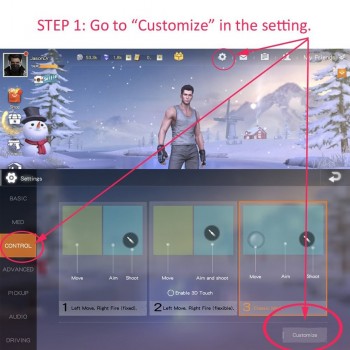 Yoteen Mobile Phone Shooting Game Fire Button Aim Key Buttons L1 R1 Cell Phone Game Shooter Controller for Android IOS Joystick