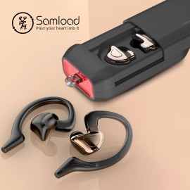 Samload Bluetooth 5.0 Headphones True Wireless Stereo Earphone with Earhook 2600 mAh Power Bank For iOS amp; Android Phone Headset