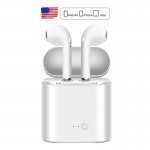 Mini i7 i7s TWS Double Ear Wireless Bluetooth Earphone Headsets Earbuds Headphones Earpiece Air Pods For Iphone Air Pod