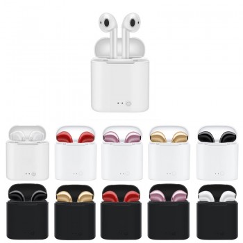 Mini i7 i7s TWS Double Ear Wireless Bluetooth Earphone Headsets Earbuds Headphones Earpiece Air Pods For Iphone Air Pod