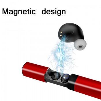 True Wireless Earbuds Stereo Bluetooth Earphones Wireless Bluetooth Headphone Earphone with Built-in HD Mic and Charging Case