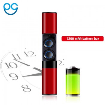True Wireless Earbuds Stereo Bluetooth Earphones Wireless Bluetooth Headphone Earphone with Built-in HD Mic and Charging Case