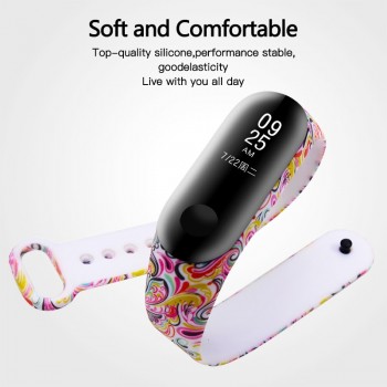 BOORUI New Strap Miband 3 pulsera Comfortable mi band3 strap Varied Smart Accessories wrist strap for xiaomi mi band 3 bracelet