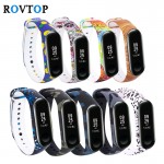 Rovtop Colorful Wrist Strap Bracelets For Xiaomi Mi Band 3 Sport Watch Bracelet Strap For Xiaomi Miband 3 Wriststrap Z2