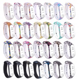 LEMADO Silicone Strap For Xiaomi Mi Band 3 Colorful Straps For Xiaomi Miband 3 Smart Bracelet Replacement Strap For Mi Band 3