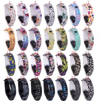 LEMADO Silicone Strap For Xiaomi Mi Band 3 Colorful Straps For Xiaomi Miband 3 Smart Bracelet Replacement Strap For Mi Band 3