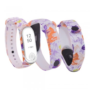 LEMADO Silicone Strap For Xiaomi Mi Band 3 Colorful Straps For Xiaomi Miband 3 Smart Bracelet Replacement Strap For Mi Band 3