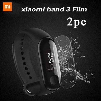 xiaomi band 3 2pcs For Xiaomi Mi Band 3 Screen Protector Miband3 HD Ultra Thin Anti-scratch Film Soft film Not Tempered Glass