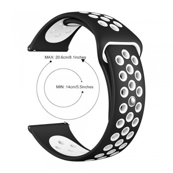 Strap Bands Silicone for Fitbit Versa Adjustable Sport Wrist Band Breathable Watch Strap with Air Holes for Fitbit Versa